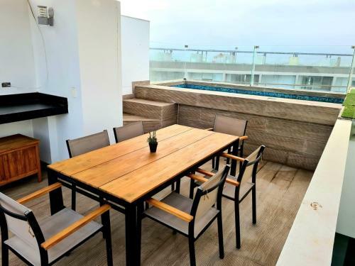 Apartamento Triplex Con Piscina En Ocean Reef - San Bartolo
