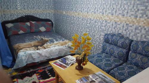 Albergue White And Blue