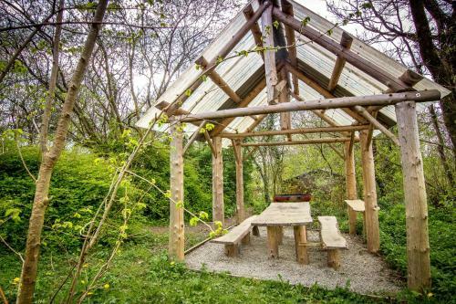 Ceridwen Glamping, Double Decker Bus And Yurts