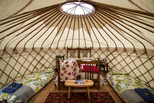 Ceridwen Glamping, Double Decker Bus And Yurts