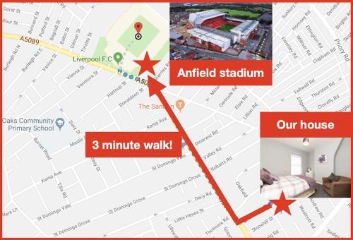Superb Anfield Guesthouse - Free Parking