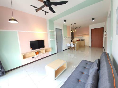 Apartamento Family & Group Superb Pool View Pg Sentral 8pax
