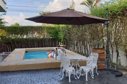 Private Pool Villa Beach Washmachine @rayong????