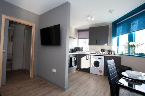 Fresh Modern 1bd Apartment In Centre Of Wigan