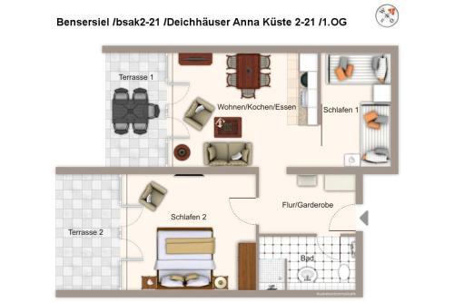 Apartamento Deichh�user Anna K�ste Deichh�user Anna K�ste 2-21
