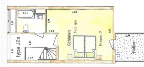 Apartamento Bright Maisonette Apt, 2 Baths, 2 Balcony, 200mbit, Dishwasher, Washdryer, Full Kitchen