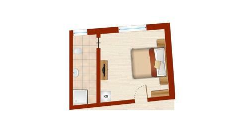 Apartamento Pension Likedeeler Doppelzimmer William Kidd