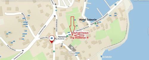 Nerezine Apartm�n V Centru Pro 3 Osoby