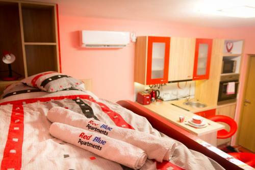 Design Apartments Red Blue