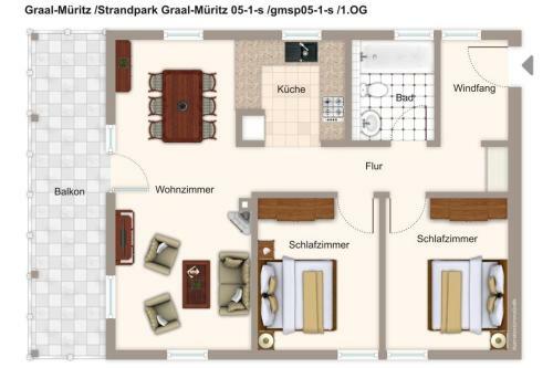 Apartamento Strandpark Graal-m�ritz Strandpark Graal-m�ritz 05-1-s