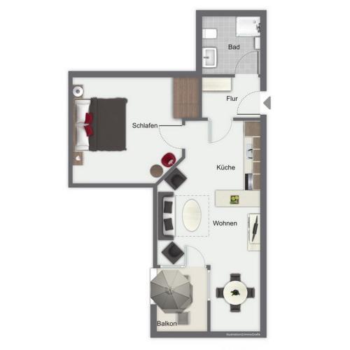 Apartamento Residenz Seestern Wohnung 45