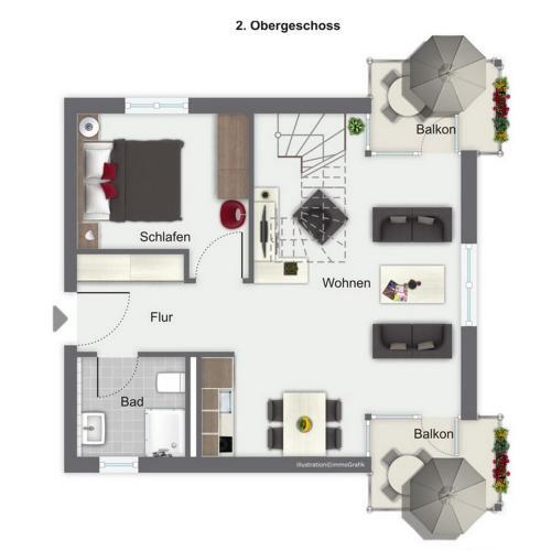 Apartamento Residenz D�ne III Wohnung 12