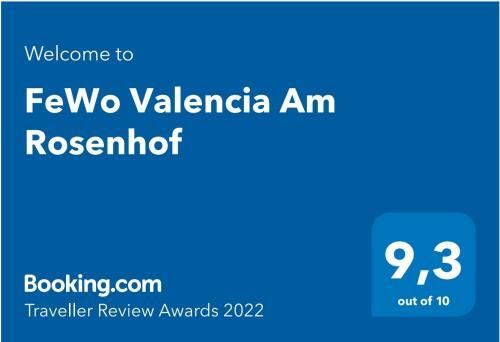 Apartamento Fewo Valencia Am Rosenhof