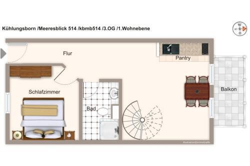 Apartamento Meeresblick Meeresblick 514