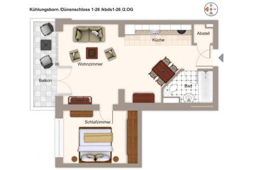 Apartamento D�nenschloss D�nenschloss 1-26