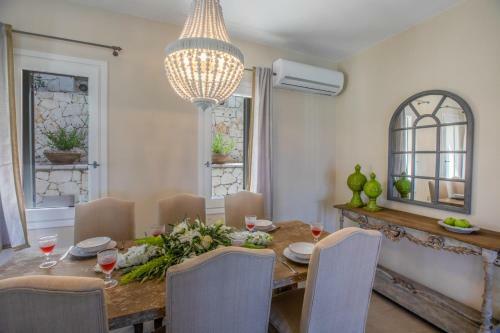 Luxury Villa Above Emblisi Beach , With Heated Pool !