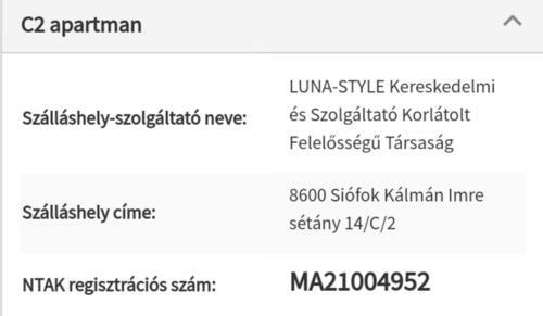 C2 Apartman