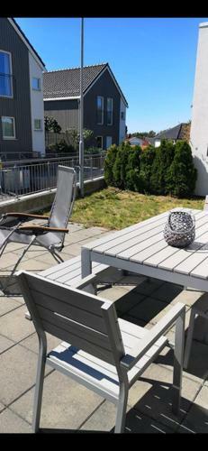 Apartamento Moderne Og Lys Leilighet Ved Sandstrand