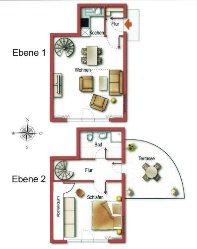 Apartamento Ferienwohnung 1_2_13 _inselstrand_