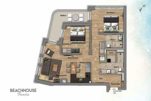 Apartamento Beachhouse Bansin App 06