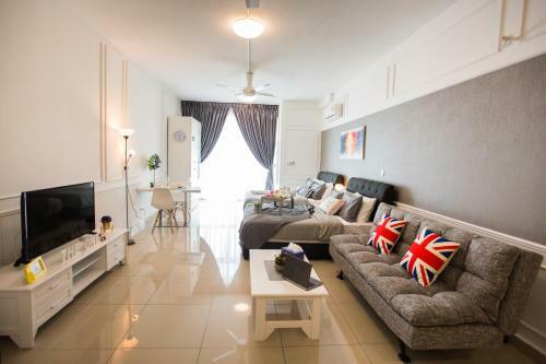 Apartamento White Minimalist Studio @ Twin Galaxy Residences