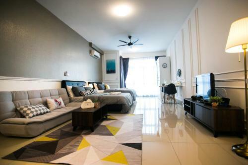 Apartamento White Minimalist Studio @ Twin Galaxy Residences