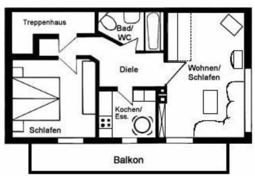 Apartamento Ferienwohnung Zweng