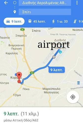 Luxury View Apartment 10min From Athens Airport