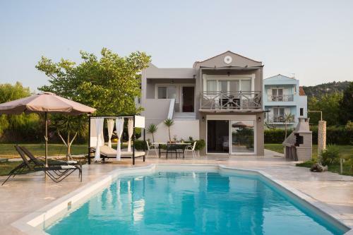 Seaview Villa Fivos With Private Pool