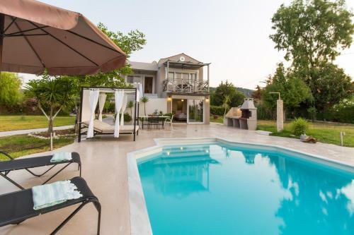 Seaview Villa Fivos With Private Pool