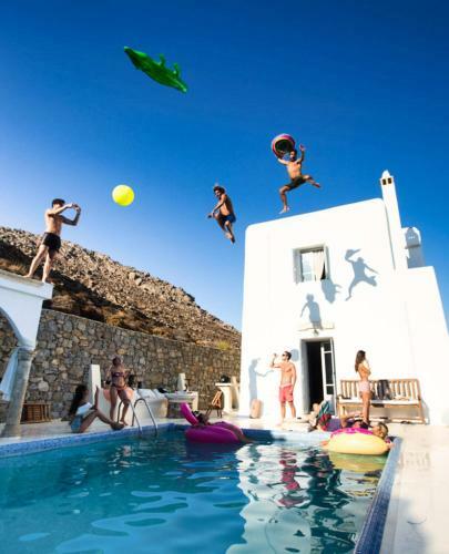 Cheerful Pool Cycladic Homm 8ppl Mykonos