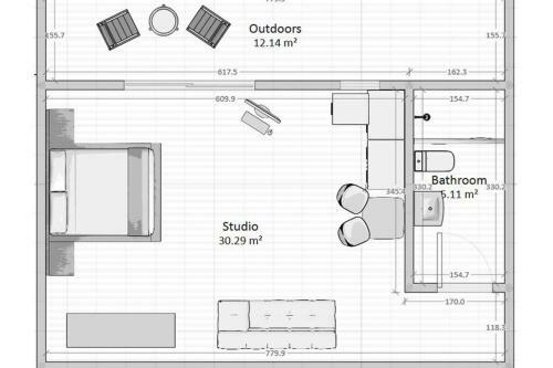 Apartamento Cozy Studio Near The Beach