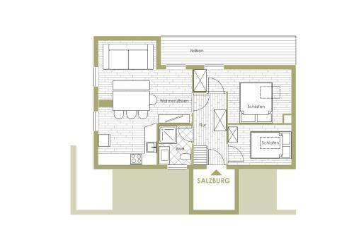 Apartamento Alpin Chalets Wagrain