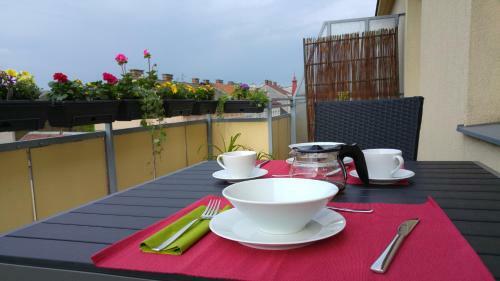 Apartment Visit Vienna Roof Terrace Morning Sun