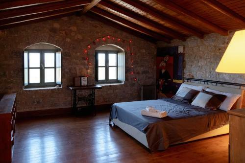 Modern 2bdr Stone Tower, Majestic View In Mani