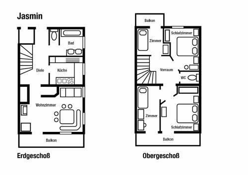 Apartamento Chalets Z�hrer - Wohnen Am Wasser