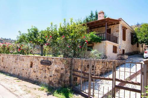 Traditional Stone Home With View
