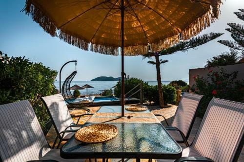 Beachfront Andriana Villa With Mini Pool And Spa