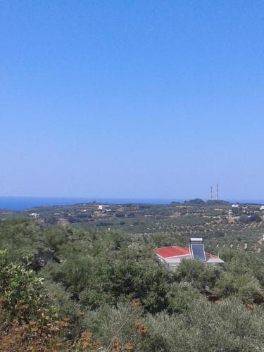 Calm And Top View In Chania Countryside