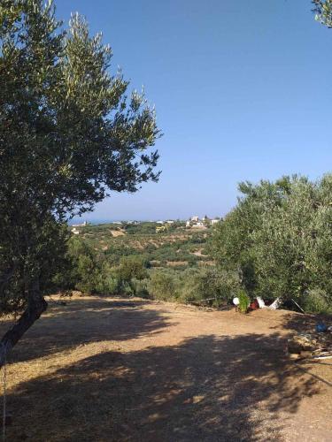 Calm And Top View In Chania Countryside