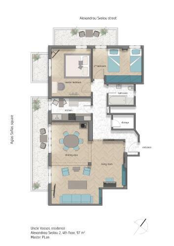 Apartamento Deluxe Residence Uncle Vassos