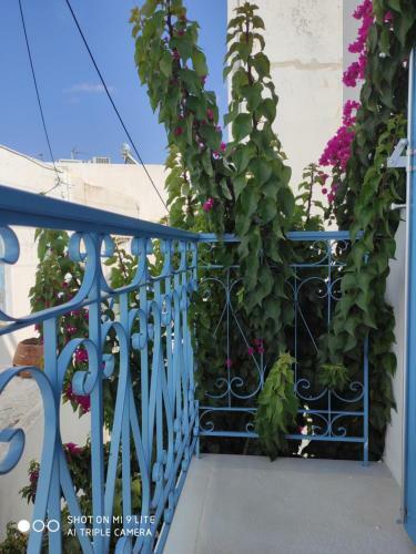 White Cycladic Town House With Sea Vew