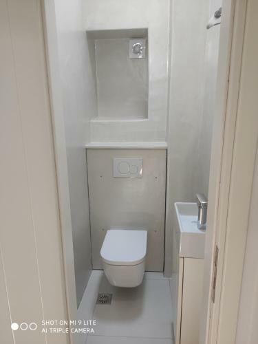 White Cycladic Town House With Sea Vew