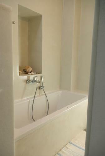 White Cycladic Town House With Sea Vew