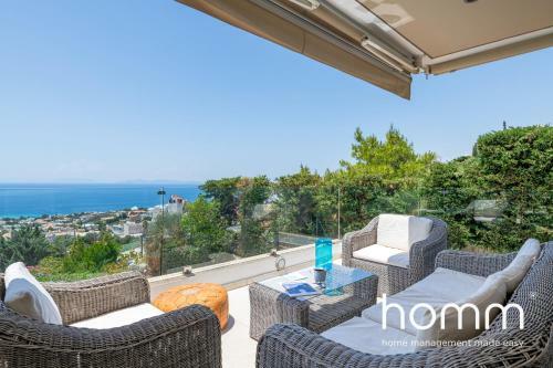 Sea View Proteus Homm Villa In Saronida