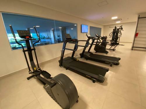 Apartamento Flat 720 Park Veredas Com Vista Serra E Acesso Ao Rio Quente!