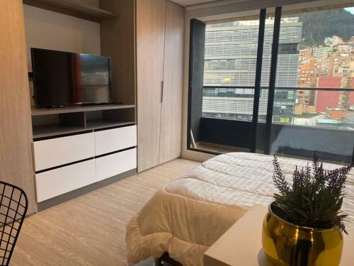 Apartamento Loft Con Balcon En Chapinero