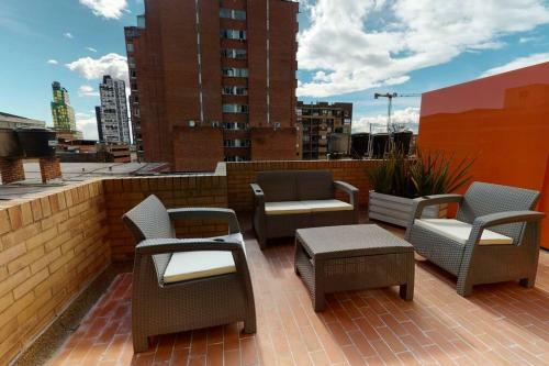 Apartamento Loft Con Terraza Privada En Chapinero