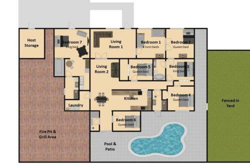 Seven Bedroom Home And Private Studio