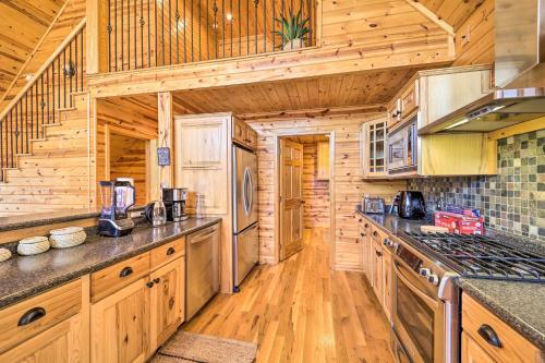 Picturesque Nc Cabin With Fire Pit And Mtn Views!
